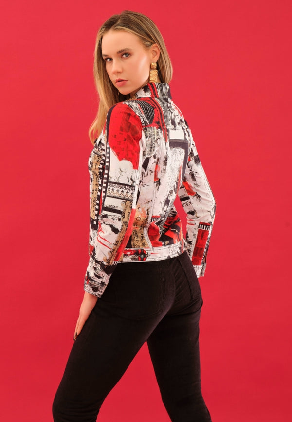 Dolcezza "Bookworm" Knit Jacket | Multi