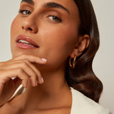 CXC Queen Hoop Earrings | Gold