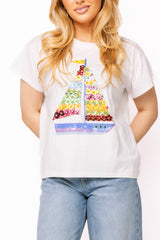 Queen of Sparkles Sequin Sailboat Tee