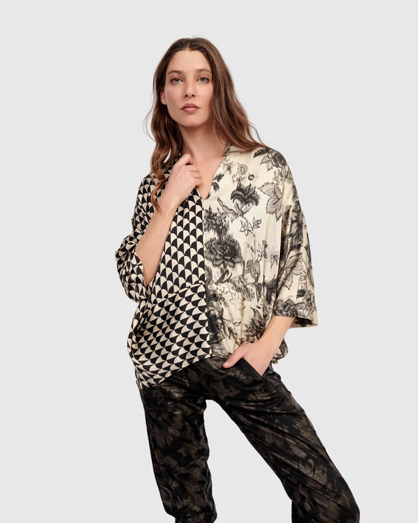 Alembika Fatima Draped Top | Mix