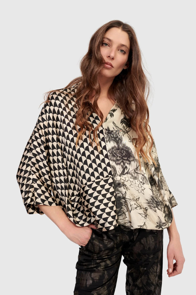 Alembika Fatima Draped Top | Mix