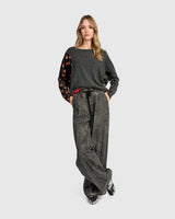 Alebmika Maisie Curve Top | Carbon/Dots