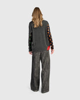 Alebmika Maisie Curve Top | Carbon/Dots