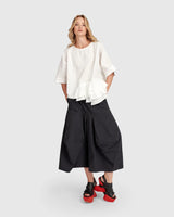 Alembika Urban Match Ruffled Top | White