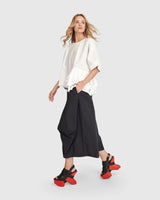 Alembika Urban Match Ruffled Top | White