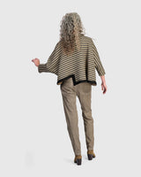 Alebmika Urban Ulla Pullover | Camel Stripe