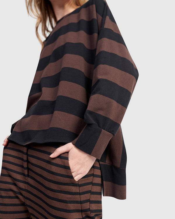 Alembika Urban Pep Tee | Brown/Black
