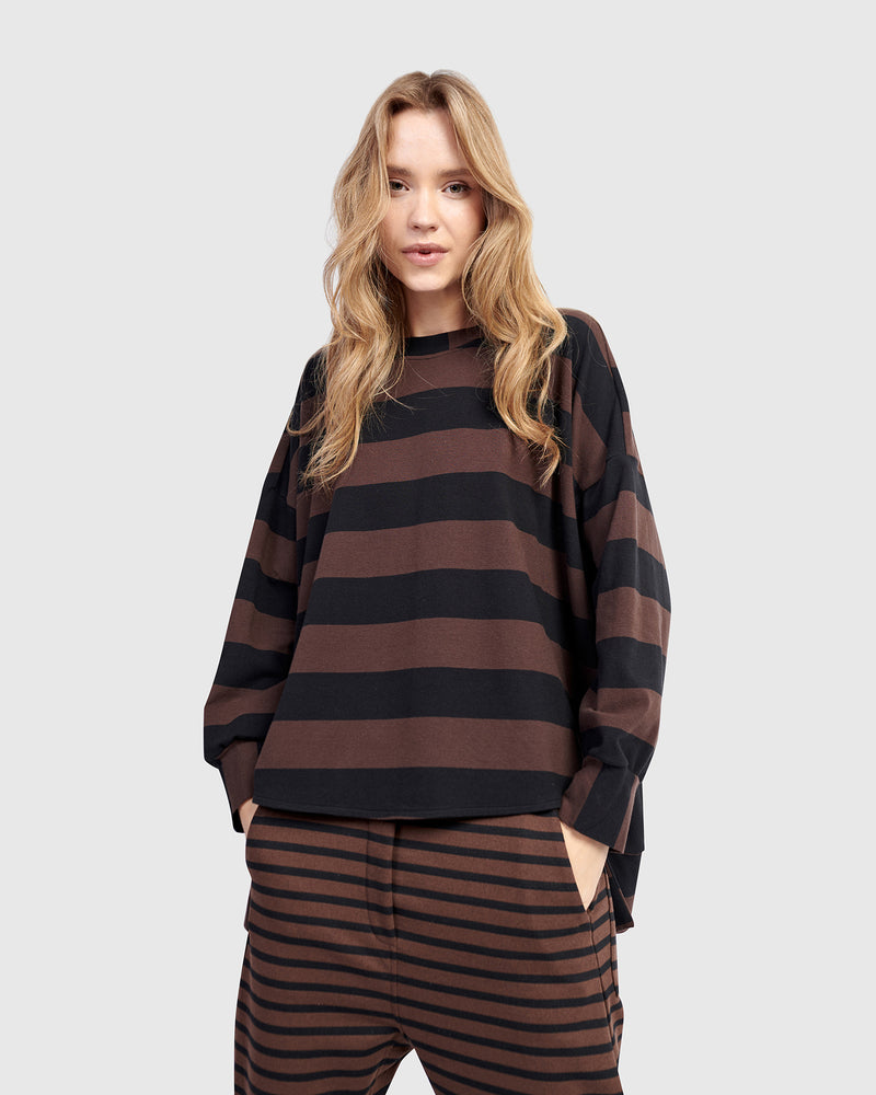 Alembika Urban Pep Tee | Brown/Black