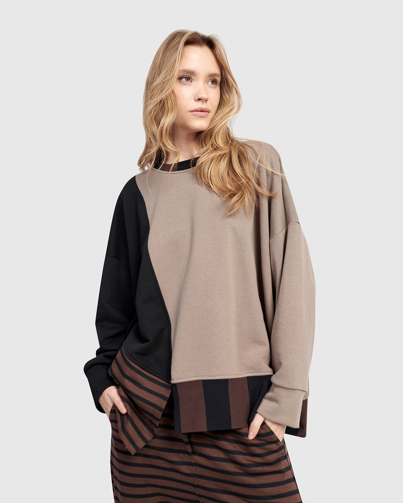 Alembika Urban Blitz Crewneck Top | Mix