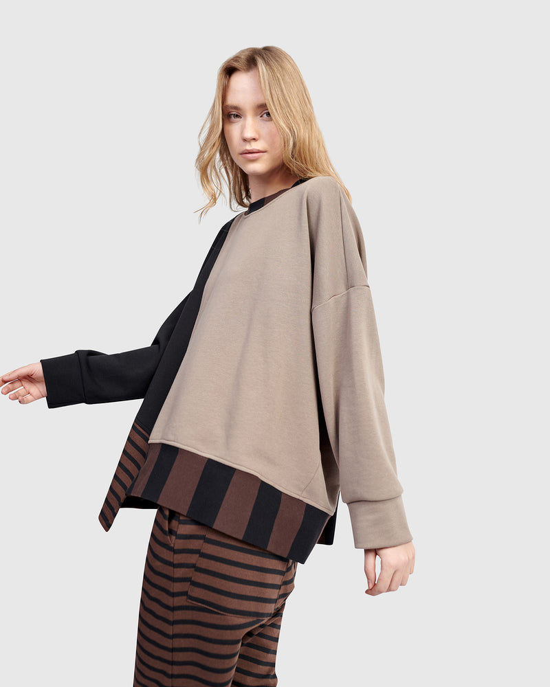 Alembika Urban Blitz Crewneck Top | Mix