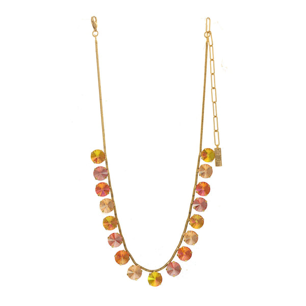 TOVA Alora Necklace in Watermelon Mix