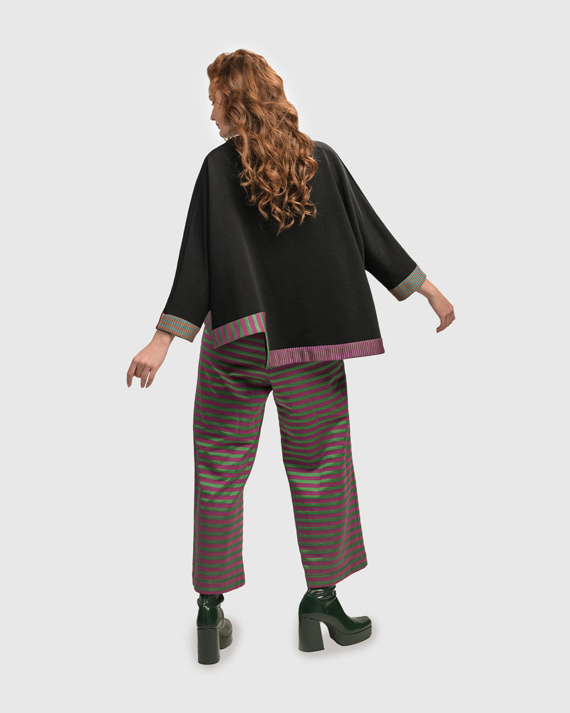 Alembika Urban Stripe Pant Purple/Green