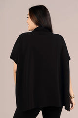 Sympli Cloud Pocket Pop Over | Black