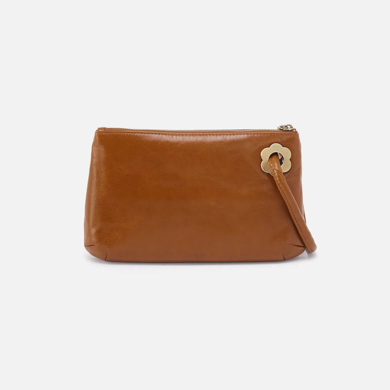 HOBO Daisy Daze Large Wristlet |Truffle