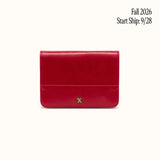 HOBO Jill Trifold Wallet | True Red
