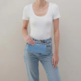 HOBO Lauren Clutch Wallet | Faded Denim