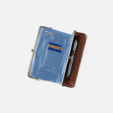 HOBO Lauren Clutch Wallet | Faded Denim