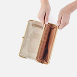 HOBO Lauren Clutch Wallet | Sand Shimmer
