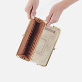 HOBO Lauren Clutch Wallet | Sand Shimmer