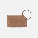 HOBO Sable Wristlet Polished Leather | Cashmere