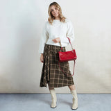 HOBO Seneca Shoulder Crossbody| True Red