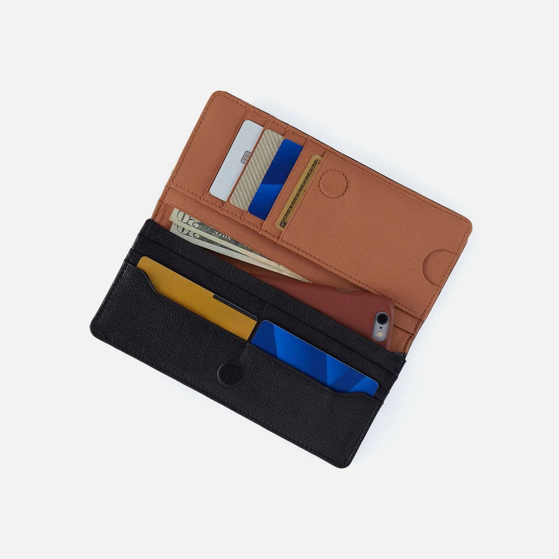 HOBO Hutton Large Wallet | Black
