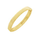 Capucine De Wulf Cleopatra Oval Hinged Bangle - Gold