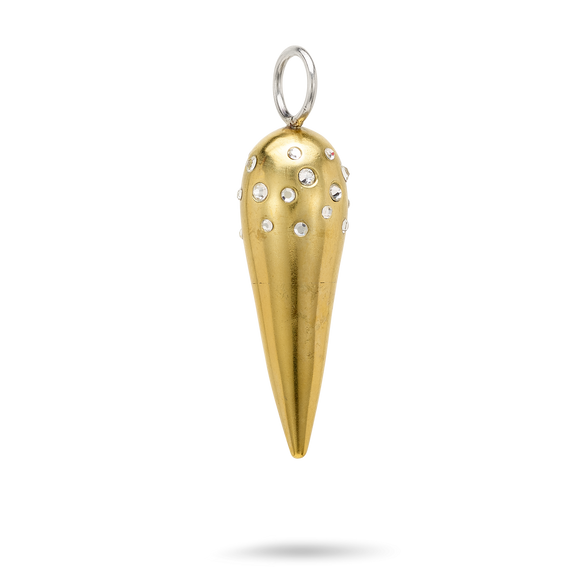 Waxing Poetic Zenith Pendant Brass, Sterling Silver & Crystals