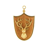 Capucine De Wulf Forest Walk Stag Pendant - Teak