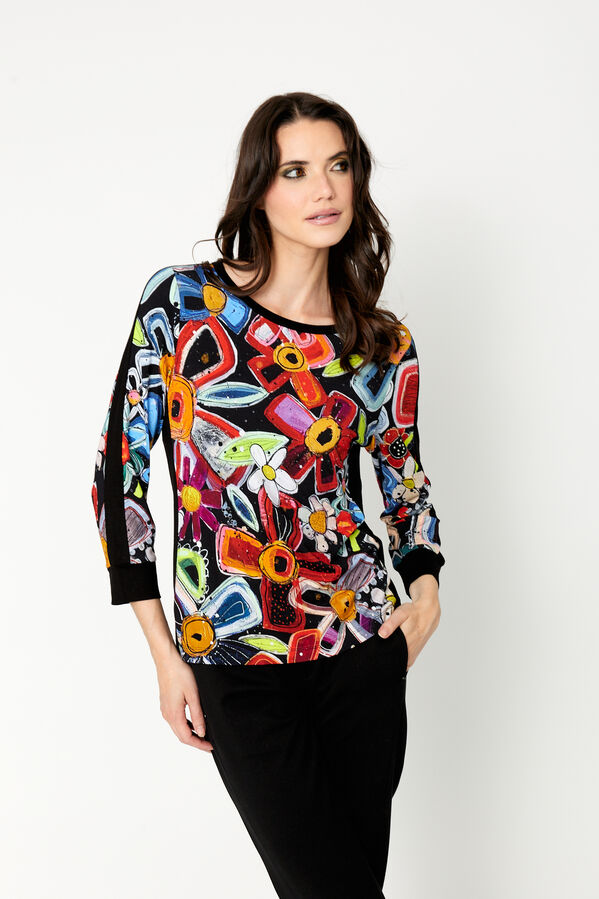 Dolcezza Knit Pullover Top “Pour Toi Minnie de Mickey” Multi