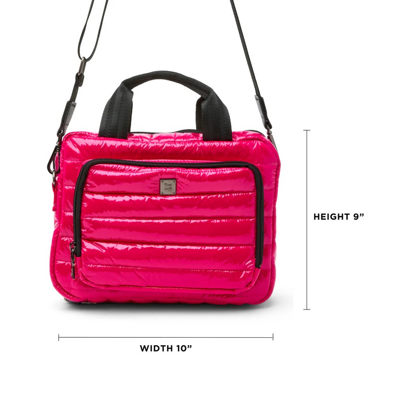 Think Royln Stowaway Toiletry Case | Glossy Fuchsia