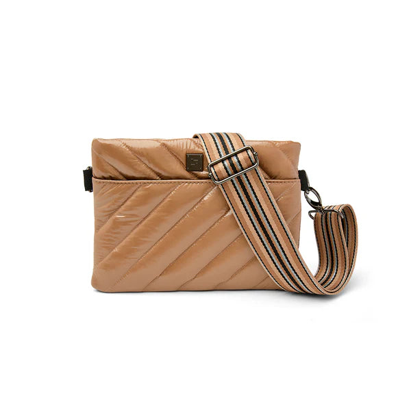 Think Royln Diagonal 2.0 Bum Bag | Glossy Caramel