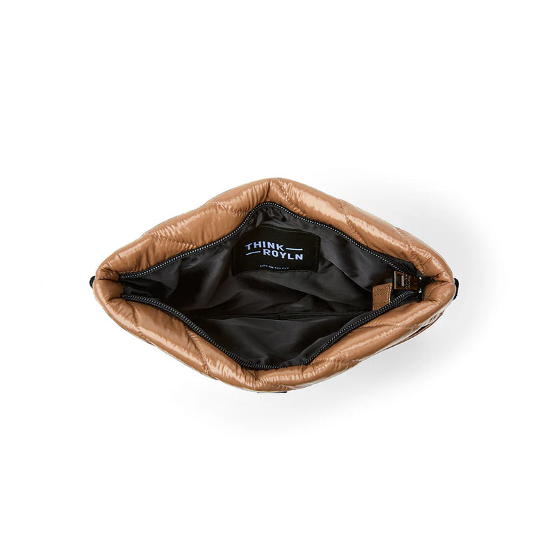 Think Royln Diagonal 2.0 Bum Bag | Glossy Caramel