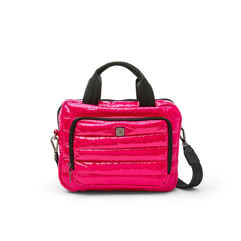 Think Royln Stowaway Toiletry Case | Glossy Fuchsia