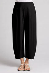 Sympli Narrow Lantern Pant-Black