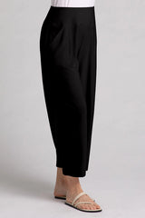 Sympli Narrow Lantern Pant-Black