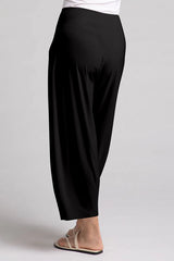 Sympli Narrow Lantern Pant-Black