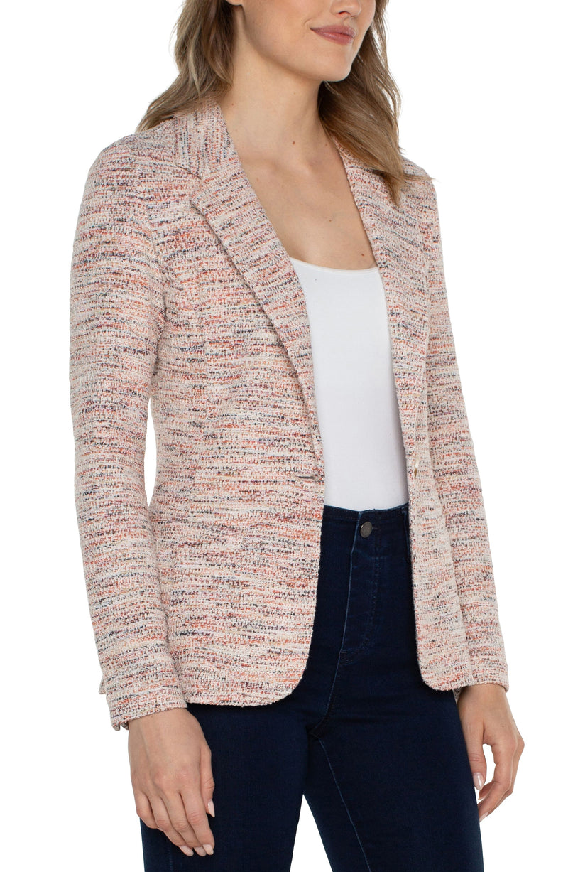 Liverpool Fitted Blazer Lava Flow Boucle