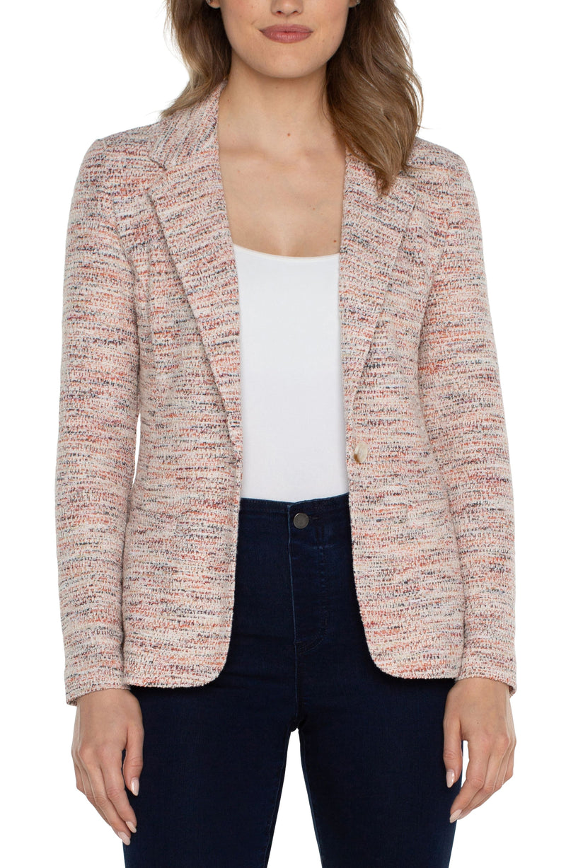 Liverpool Fitted Blazer Lava Flow Boucle