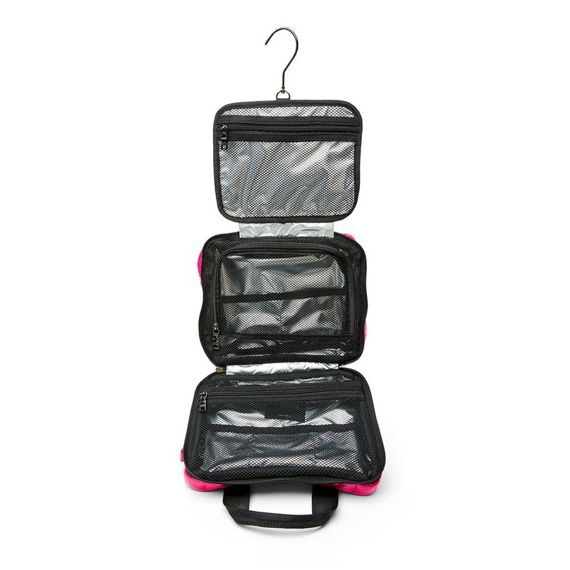 Think Royln Stowaway Toiletry Case | Glossy Fuchsia