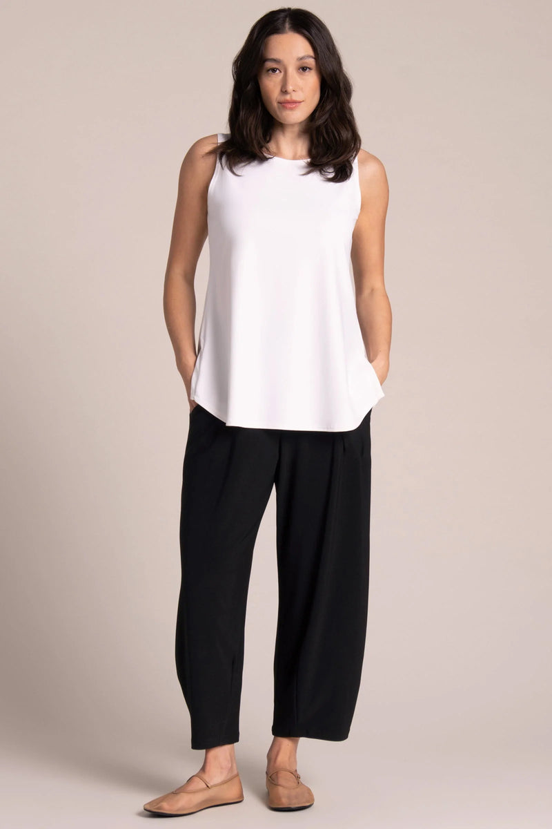 Sympli Sleeveless Go To Classic T Relax | White
