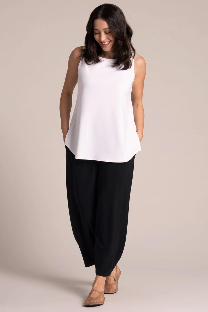 Sympli Sleeveless Go To Classic T Relax | White