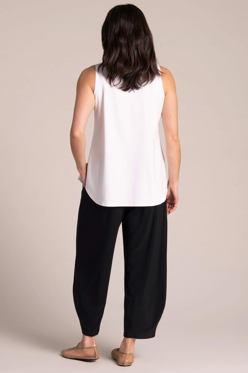 Sympli Sleeveless Go To Classic T Relax | White