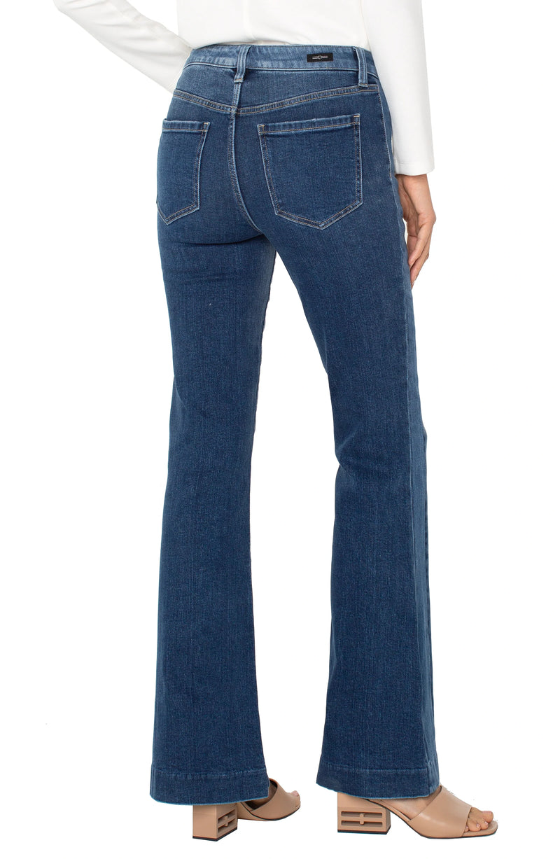 Liverpool Hannah Flare with Blocking Details | Ridgely