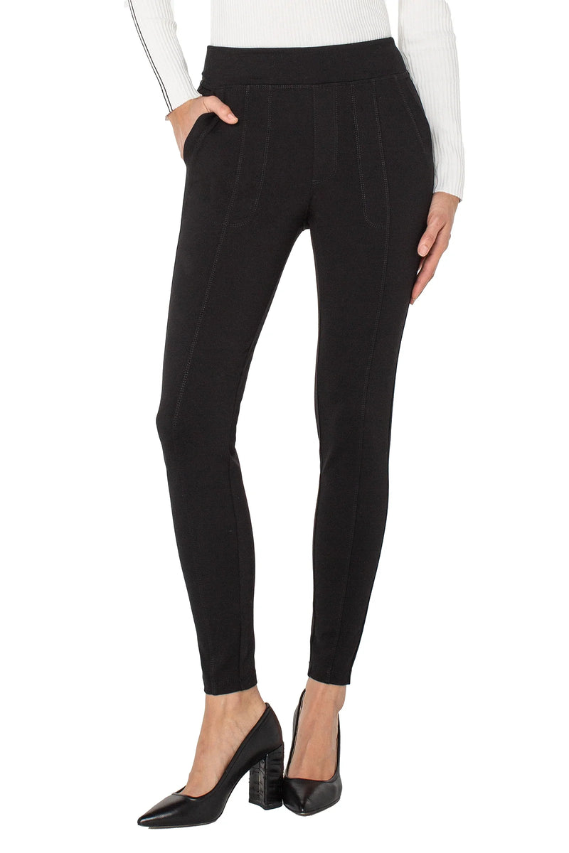 Liverpool Nikki Pull on Trouser Legging | Black