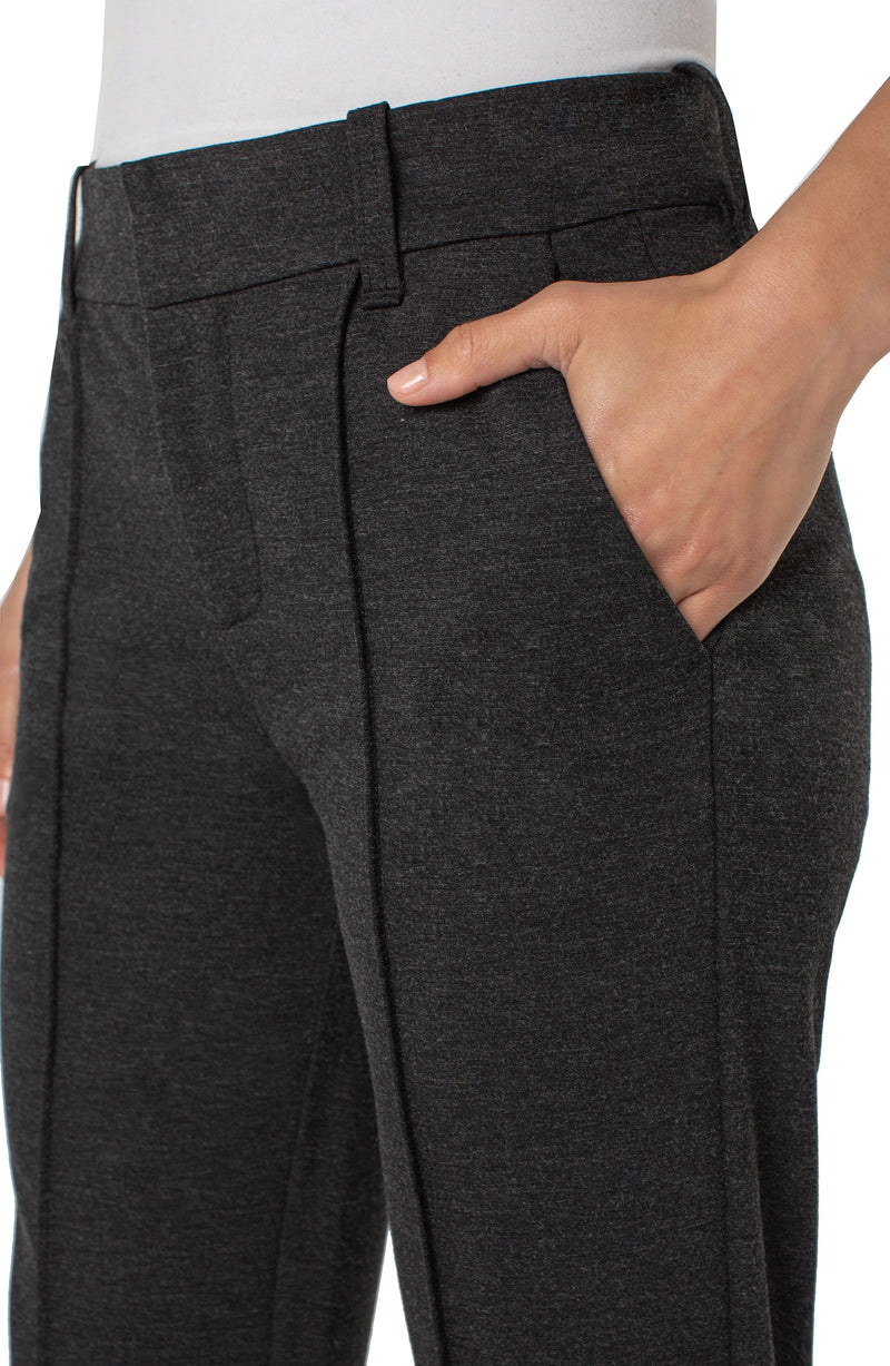 Liverpool Gemma Cigarette Trouser | Heathered Charcoal