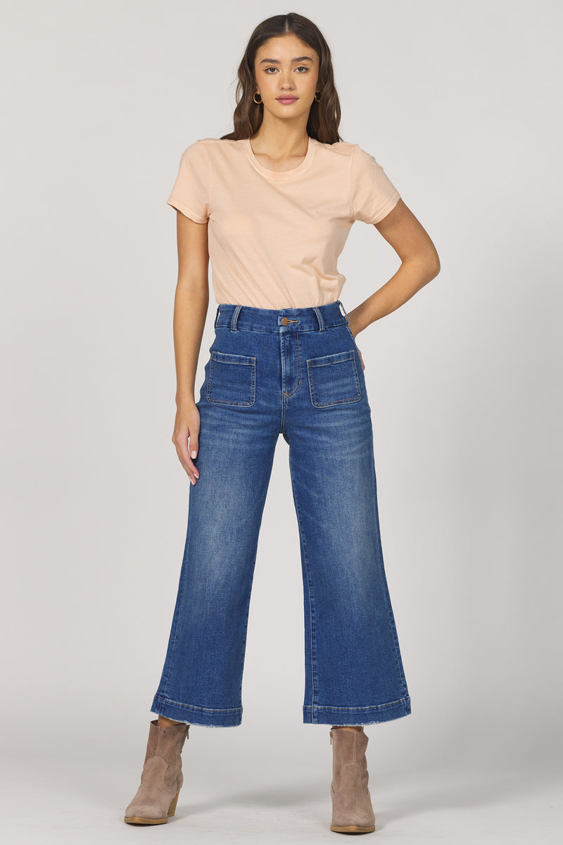 Dear John Denim Audrey High Rise, Clean Hem Jean | Nevis