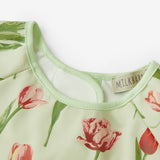 Milkbarn Tulip Long Sleeve Pocket Bib