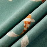 Milkbarn Swimming Koi Cotton Stretch Kerchief Bib