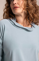 Sympli Slouch Sweatshirt No Ties 3/4 Sleeve